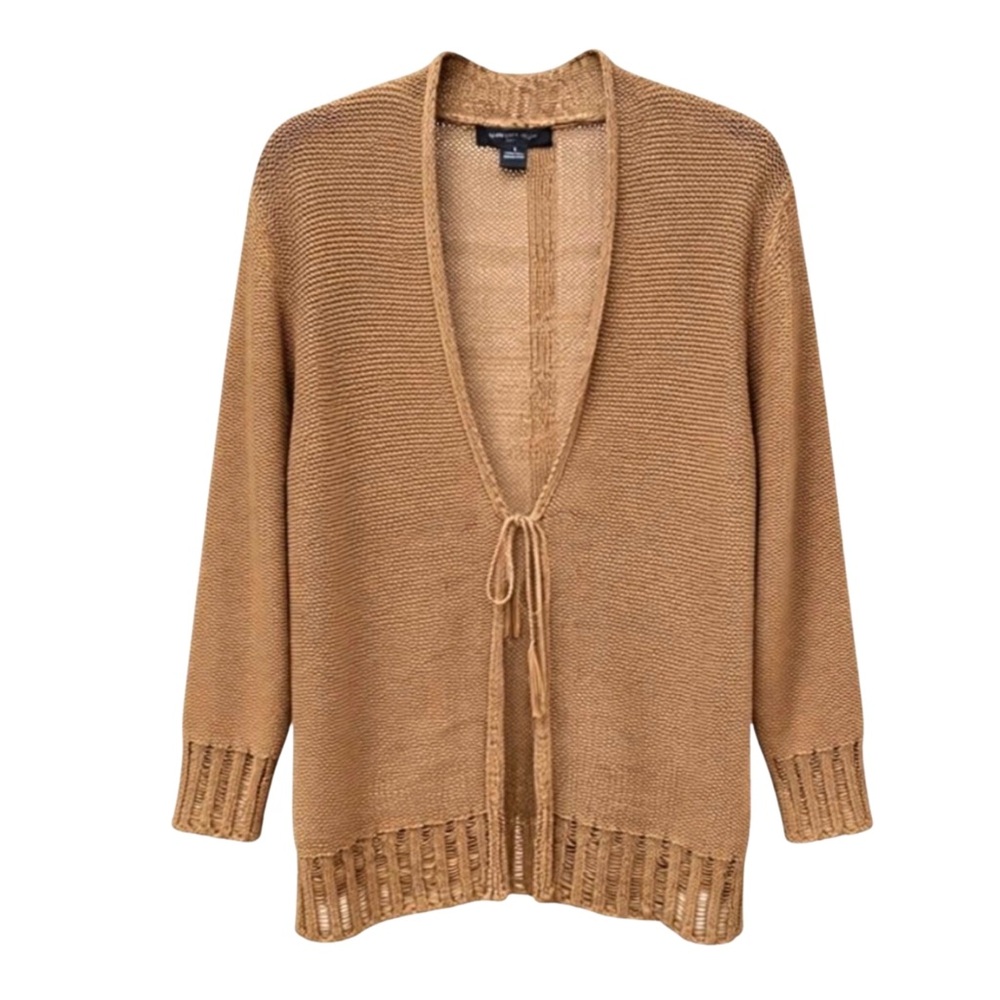 August‎ Silk Open Weave Lightweight Cardigan XL
